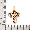 Brass Micro Pave Cubic Zirconia Pendants KK-C076-29T-G02-3