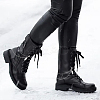 Natural Crystal Bullet Pendant Shoe Decoration Double Strand Curb & Cable Chain FIND-PH01456-6
