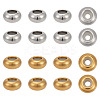 40Pcs 2 Styles Stainless Steel Beads STAS-ME0002-45-1