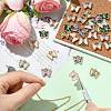 32Pcs 8 Colors Alloy Rhinestone Pendants FIND-CJ0005-13-5