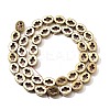 Electroplated Synthetic Non-magnetic Hematite Beads Strands G-L613-Z01-02F-2