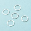 Brass Linking Rings KK-F831-018C-S-RS-1