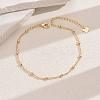 Fashionable Vintage Beach Style Brass Ball Adjustable Ladies Chain Anklets AG1972-3-1