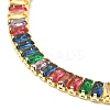 Cubic Zirconia Classic Tennis Necklace for Girl Women Gift NJEW-A005-01G-3