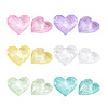 36Pcs 6 Colors Glass Rhinestone Cabochons RGLA-PH0001-20-7