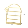 56 Holes Foldable Metal Earring Rack PW-WG26306-01-1