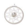 Glass Pendants PALLOY-MZ00229-02-1