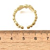 Brass Enamel Cuff Rings for Women LS-RJEW-U040-01G-02-5