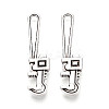 Tibetan Style Alloy Pendants TIBE-N014-25AS-1