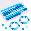 80Pcs 8 Colors Round Food Grade Eco-Friendly Silicone Focal Beads SIL-TA0001-95A-1