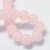 Baking Painted Imitation Jade Glass Round Bead Strands DGLA-Q021-10mm-02-2