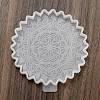 Mandala Flower Coaster DIY Silicone Mold DIY-K072-05A-3