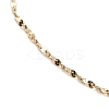 Ion Plating(IP) Adjustable 304 Stainless Steel Serpentine Chain Necklaces NJEW-K270-04G-3