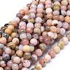 Natural Pink Opal Beads Strands G-O201A-16A-1