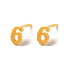 Hypoallergenic Bioceramics Zirconia Ceramic Stud Earrings EJEW-C065-03G-3