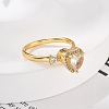 Rotatable Finger Rings for Women RJEW-B115-01G-04-2