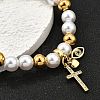 Brass Stretch Bracelets BJEW-C098-07A-3