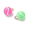 Alloy Enamel Pendants PALLOY-P314-03A-G-2