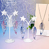 DIY Transparent Resin Wing Dangle Earring Making Kit DIY-TA0010-23-7