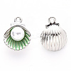 Alloy Enamel Charms ENAM-R059-03C-P-RS-2
