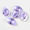 Faceted Teardrop Glass Pendants X-GLAA-O008-B09-1