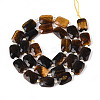 Natural Tiger Eye Beads Strands G-T139-79-2