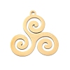 201 Stainless Steel Pendants STAS-I359-05G-1