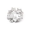 Brass Micro Pave Cubic Zirconia Pendants KK-K371-41A-P-2