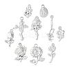 10Pcs 304 Stainless Steel Pendants STAS-P432-09P-1