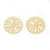 Brass Filigree Joiners Links X-KK-F772-13G-1