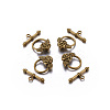 Tibetan Style Toggle Clasps GLF0026Y-NF-3