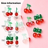10Pcs 3 Styles Transparent Acrylic Pendants OACR-FS0001-82-4