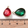 Faceted Glass Pendants STAS-P339-04G-3