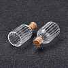 Glass Cork Bottles LS-AJEW-O032-07-3