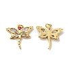 Brass Micro Pave Cubic Zirconia Pendants KK-A180-09G-1