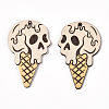 Single Face Printed Wood Pendants WOOD-B009-01L-1