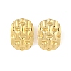 Ion Plating(IP) 304 Stainless Steel Stud Earrings for Women EJEW-B050-06G-1