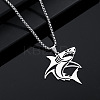 Hip-hop Style Animal Theme 304 Stainless Steel Pendant Necklaces FS-WG80E3F-06-1