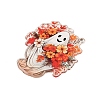 Halloween Theme Opaque Acrylic Pendants SACR-S034-04B-2