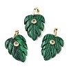 Synthetic Malachite Pendants GG-CBA105B-01B-G-1
