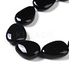 Natural Black Gemstone Beads Strands G-Q164-C01-02-4