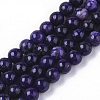 Natural Charoite Beads Strands G-S150-57-6mm-1