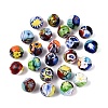 Handmade Millefiori Glass Lampwork Round Beads LA-N001-01A-12MM-1