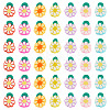 Handmade Polymer Clay Beads CLAY-TAC0015-04-3