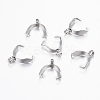 Tarnish Resistant 201 Stainless Steel Ice Pick Pinch Bails STAS-K155-03P-1