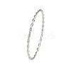 304 Stainless Steel Twist Bangles for Women BJEW-G759-06P-2