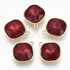 Golden Plated Alloy Pendants X-PALLOY-N154-03B-1