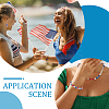 Independence Day Glass Beads Sets DIY-PH0023-63-6
