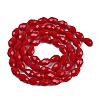 Opaque Solid Color Imitation Jade Beads Strands EGLA-N013-P8mm-D07-2