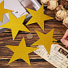 60Pcs Paper Glitter Star Wall Decoration AJEW-SP0001-17A-3